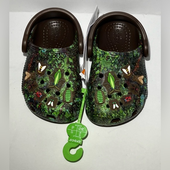 Crocs With Outdoor Bugs Clogs Inspired Moss Toddler C 5 *Brand New* - Picture 6 of 11